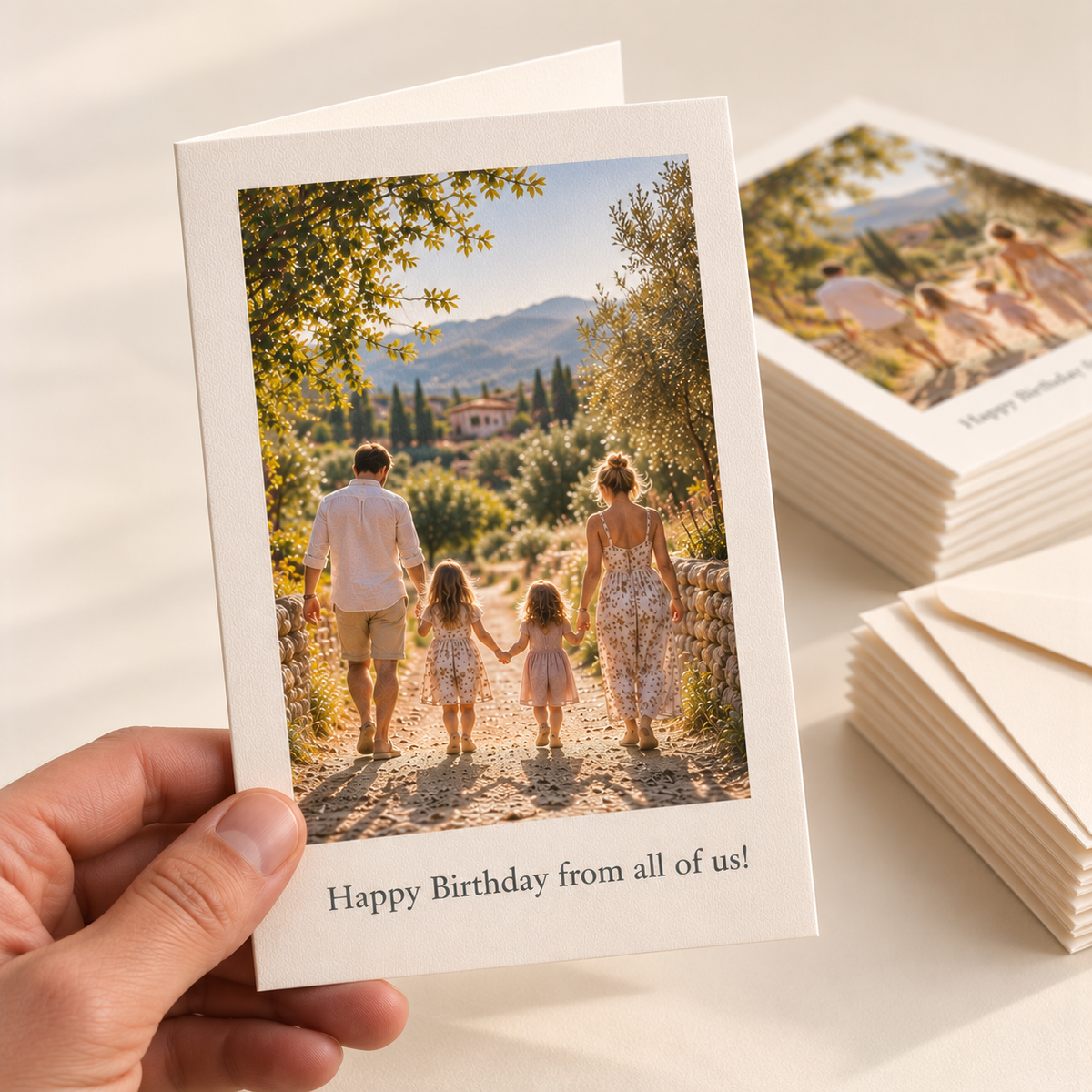 Sending Memories: Pack of 10 Greeting Cards